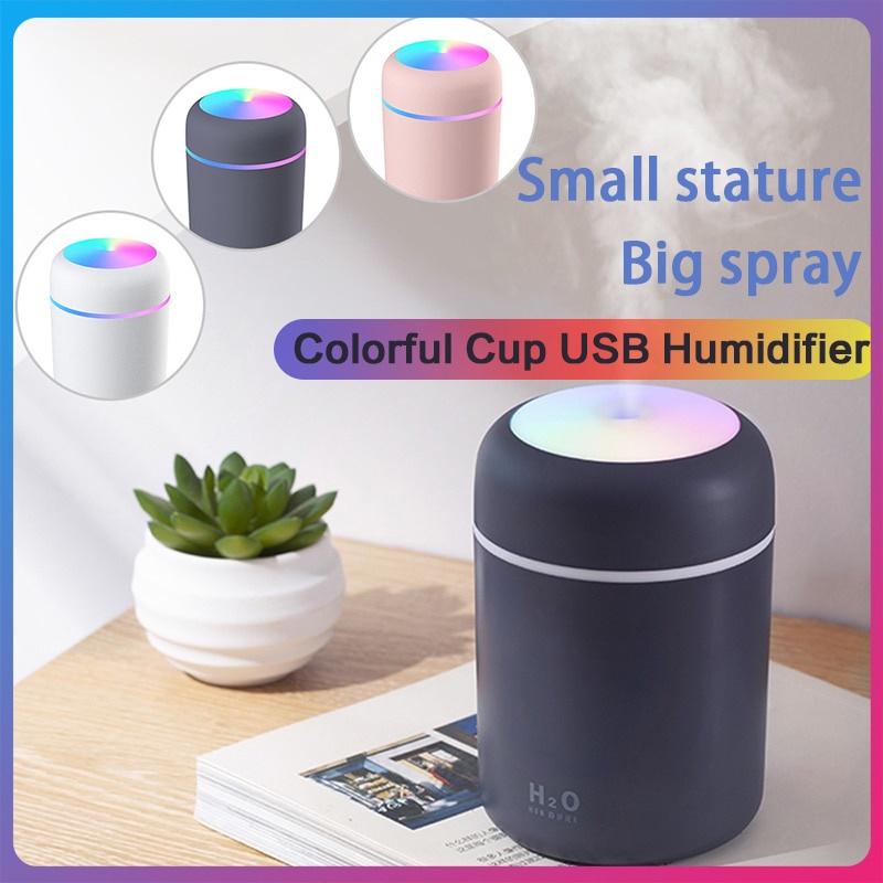 Lampu Warna-Warni Air Diffuser Humidifier Diffuser Essential Oil Ultrasonic Scent Sleep Spray Untuk Pengharum Ruangan Rumah Mobil Kantor