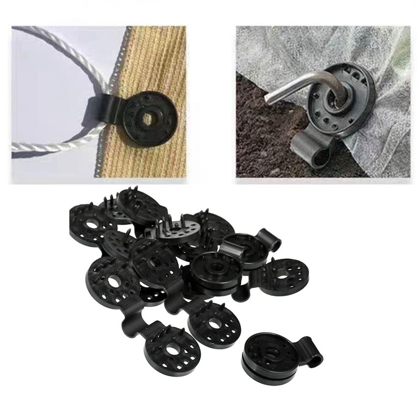 1/3/5pcs Klip Jaring Peneduh Matahari Alat Berkebun Greenhouse Shade Cloth Fix Clamp Plastik Grommet Jaring Pagar Kait Instalasi