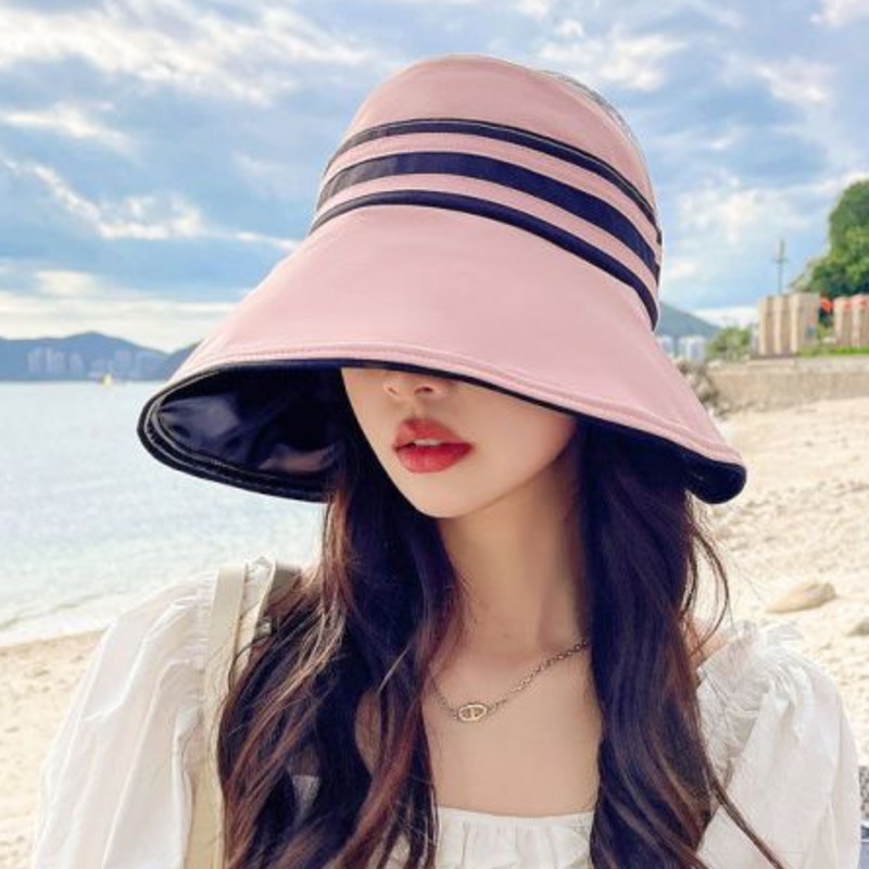 Daun Besar Dan Kosong Topi Nelayan Pelindung Matahari Shading Fashion Simple