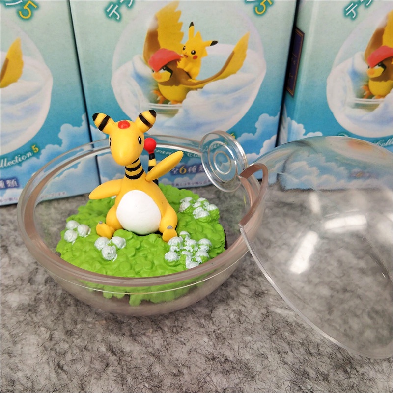 6pcs Pokémon Elf Blind Box Komik Koleksi Model Set Bola Kristal Penggemar Anak