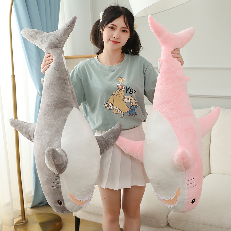 60cm/45cm/30cm Baby Shark Plushie Lucu Boneka Kehidupan Laut Mainan Mewah Bantal Bantal Hadiah