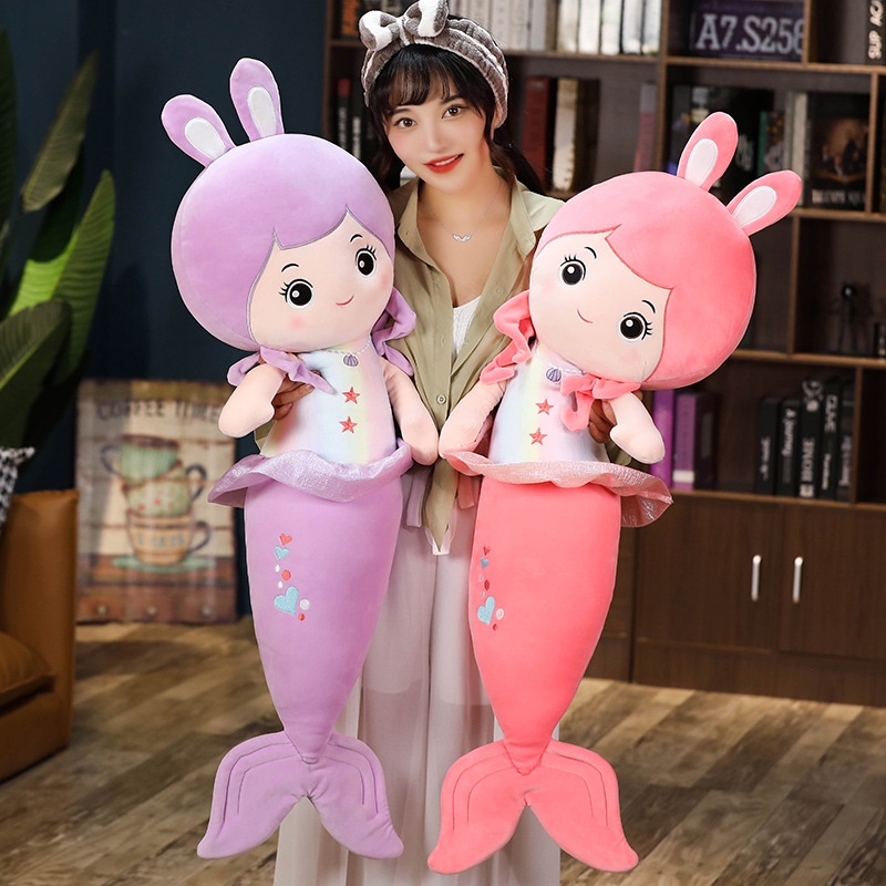 Boneka Mermaid Plush Cantik Penambahan Menawan Untuk Ruangan Apa Saja