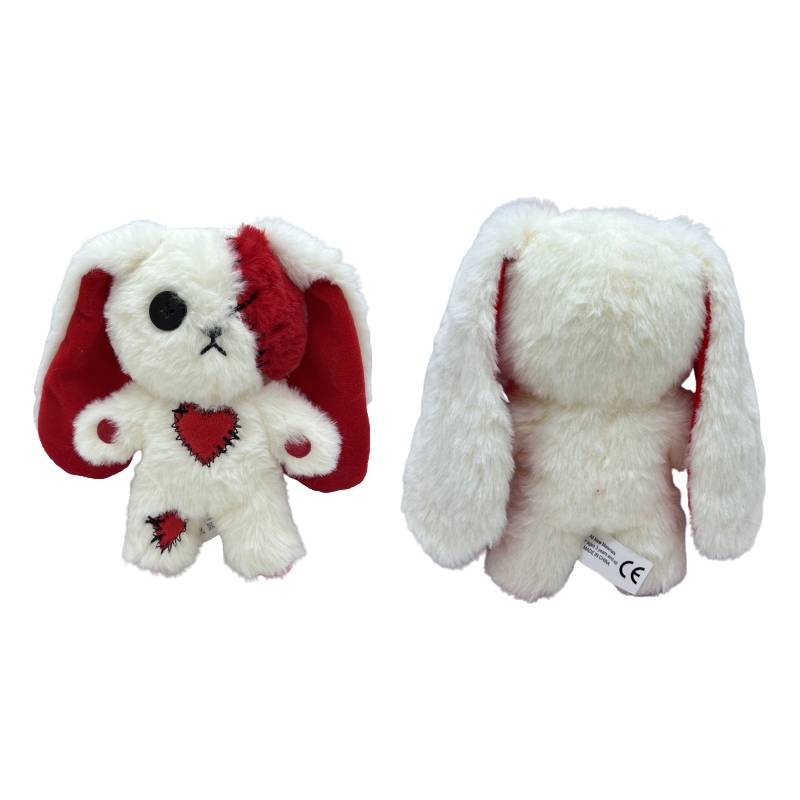 Collectible Dreadfuls Love Zombie Bunny Plush Doll Short Furry White Fabric Dan Pp Katun Isi 1813cm/7.15.1in