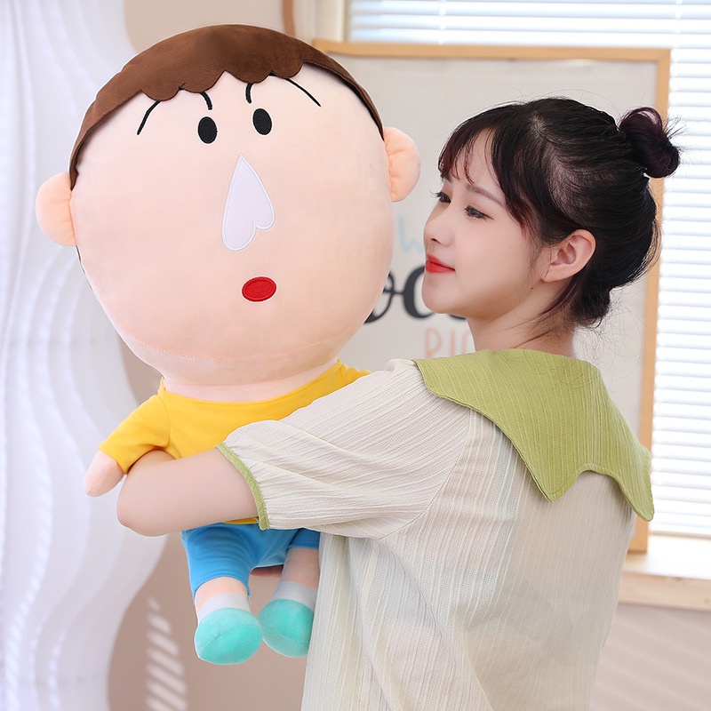 Boneka Plush Crayon Shin-chan Lucu Untuk Anak-Anak, Boneka Mainan Anak Perempuan Lembut Dan Kristal Super Lembut, Hadiah Ulang Tahun