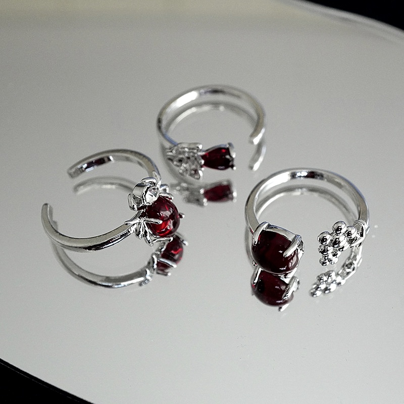 Ruby Aksesoris Cincin Serangga Kepribadian Vintage Harajuku