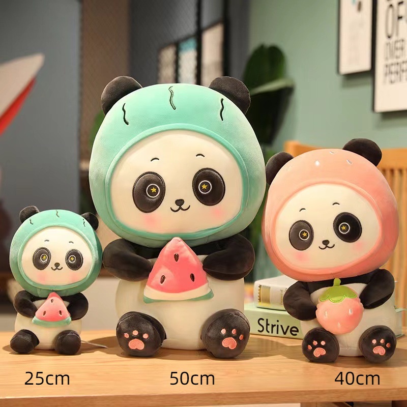 Boneka Boneka Plush Buah Panda Lovely Untuk Hadiah Anak