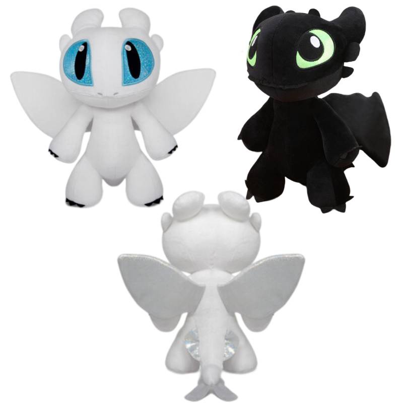 Ahli Kerajinan Malam Fury Dan Light Fury Plushies Ideal Untuk Fans Cara Melatih Naga Anda