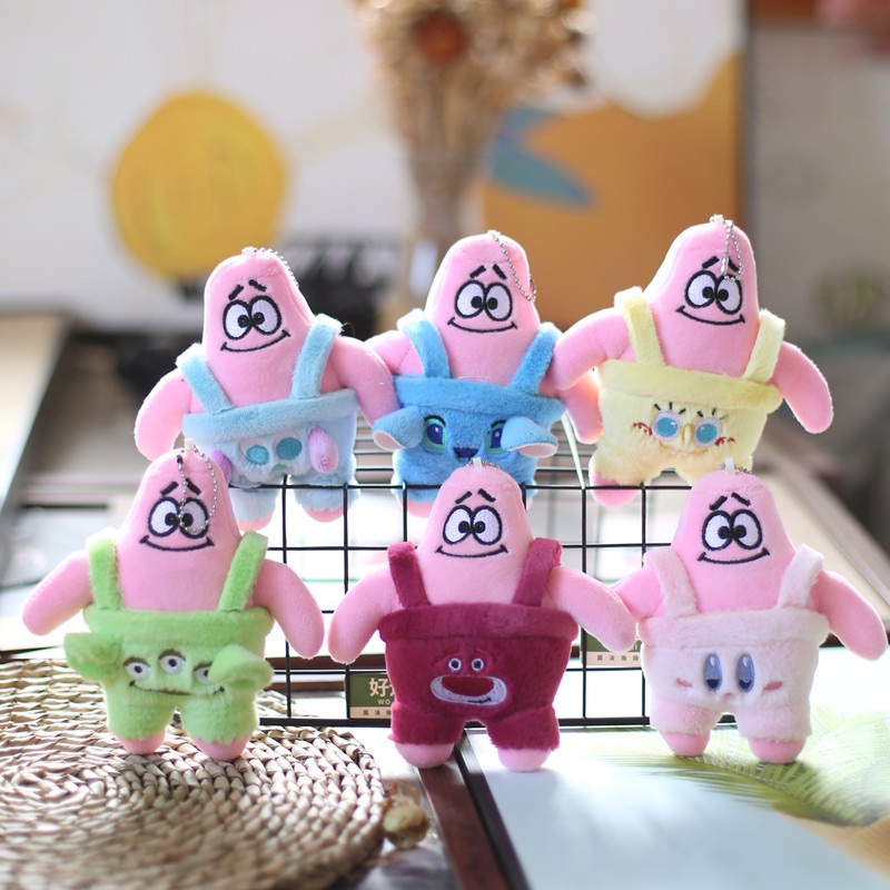 Liontin Hewan Plush Pendek Sen Rabbit Banyak Warna Cocok Untuk Ransel Dan Karakter Kunci)