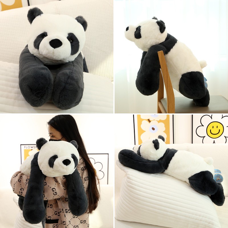 Mainan Boneka Panda Lembut Dan Cuddly Dengan Plush Pendek Ultra Soft