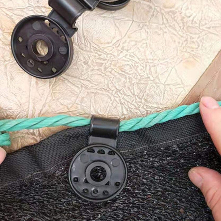1/3/5pcs Klip Jaring Peneduh Matahari Alat Berkebun Greenhouse Shade Cloth Fix Clamp Plastik Grommet Jaring Pagar Kait Instalasi