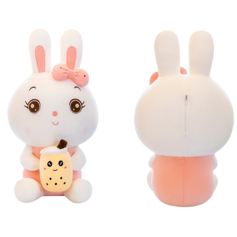 Tea Cup Bunny Plushie Dengan Isian Penuh Dan Ketahanan Kuat