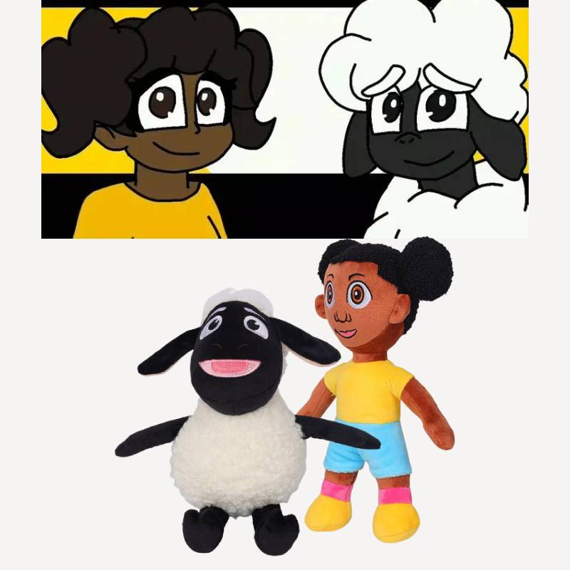 Mainan Petualang Amanda the Plush Bahan Plush Lembut Dan Cuddly Pendek Tinggi 25cm