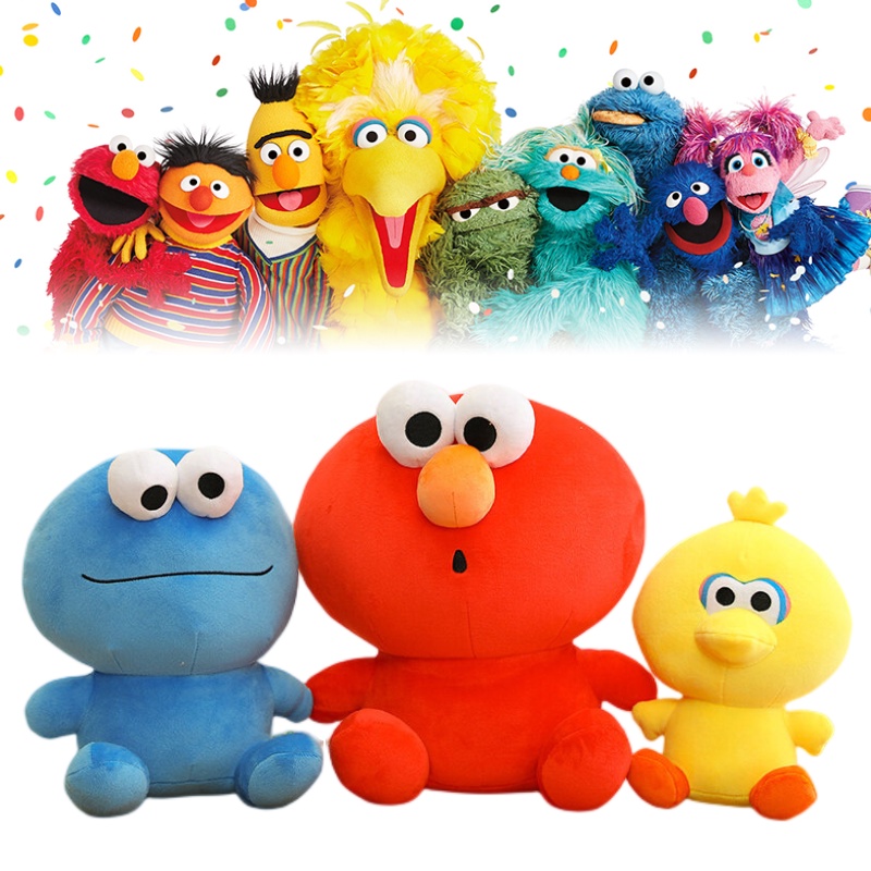 Mainan Kartun Sesame Street Warna Warni Dan Lucu Karakter Mewah