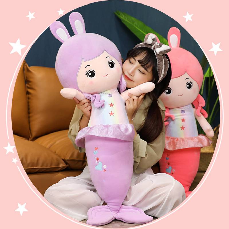 Boneka Mermaid Plush Cantik Penambahan Menawan Untuk Ruangan Apa Saja