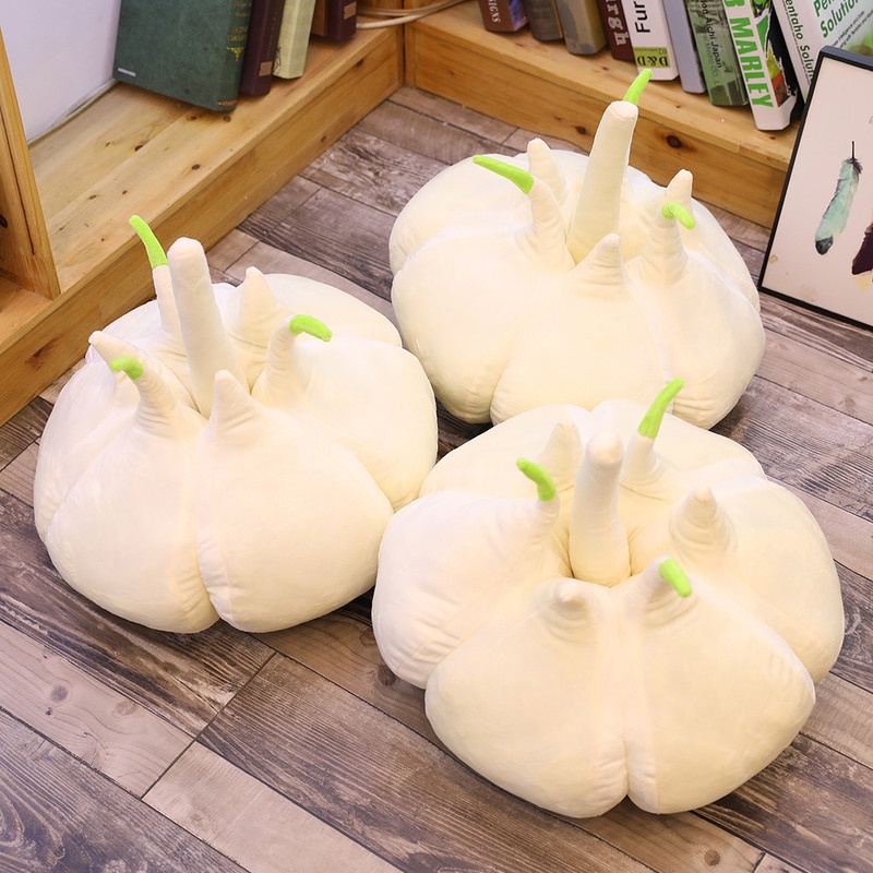 Mainan Plush Garlic White Cuddly! Lembut Dan