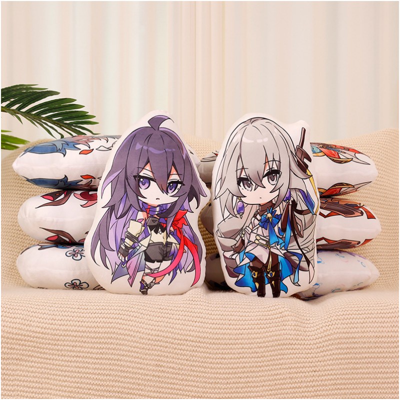 Honkai:star Plush Rail Dolls Throw Pillow Kafka Bronya Seele Stelle Mainan Hadiah