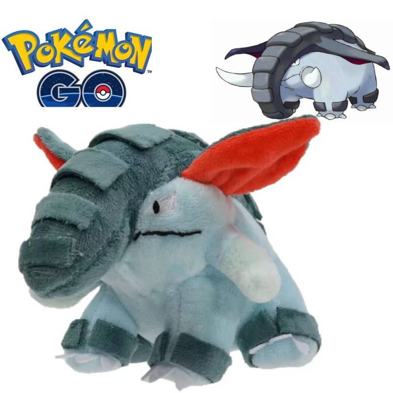 Pokemon Elefant Pendek Mainan Mewah Boneka Gambar Kartun Binatang 17cm