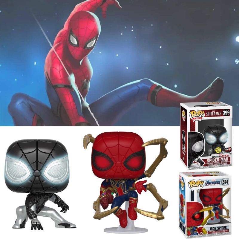 Mainan Model Pvc Buatan Tangan Spider-man 9cm Action Figure Dengan Kualitas Build Solid