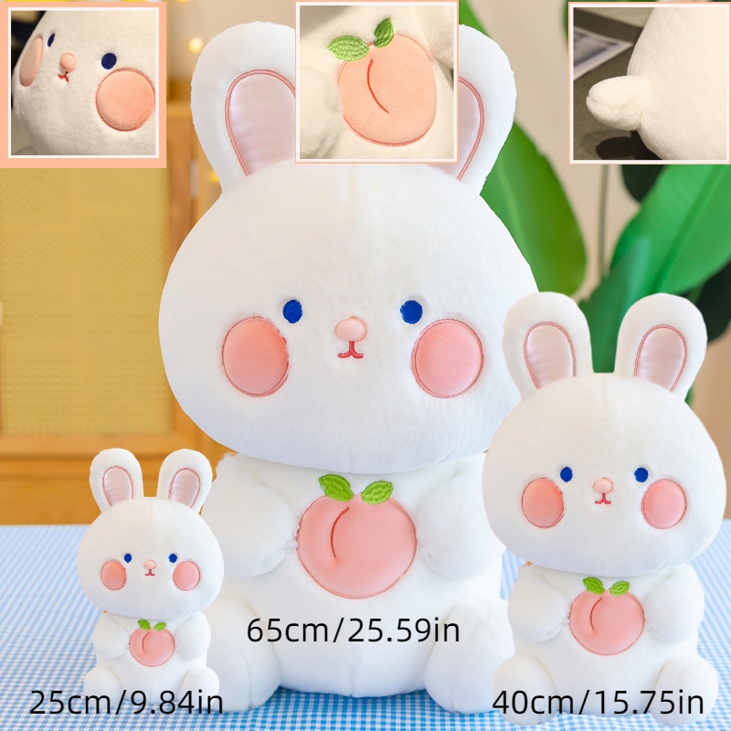 Mainan Plush Kelinci Lucu Untuk Waktu Tidur Anak Cuddles Fluffy Rabbit Doll