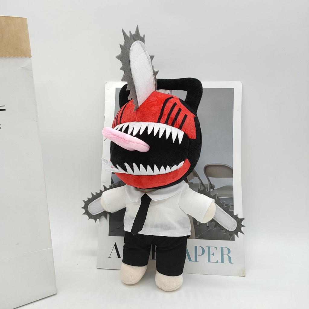 Denji Chainsaw Man Plushtoy Untuk Cowok Dan Cewek Barang Wajib Punya Untuk Fans Kartun Jepang