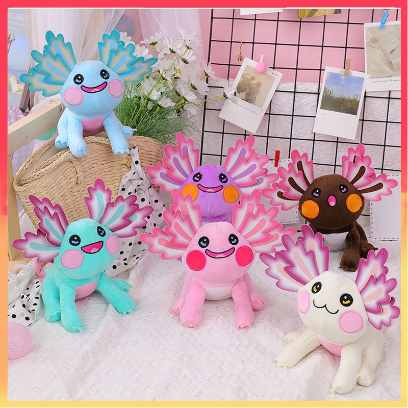 27 cm Axolotl Mainan Mewah Boneka Boneka Salamander Bantal Dekorasi Rumah Ornamen Hadiah Anak