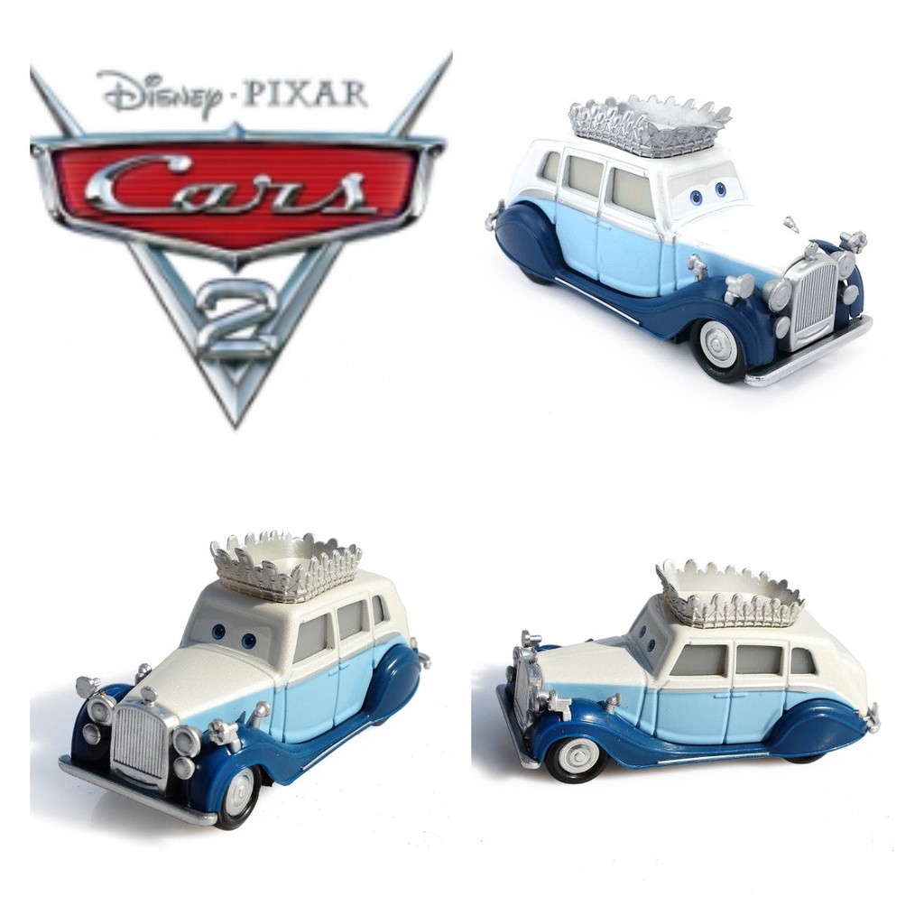 Cars The Queen Racers Disney Kartun Alloy Model Mobil Balap Hadiah Mainan Anak