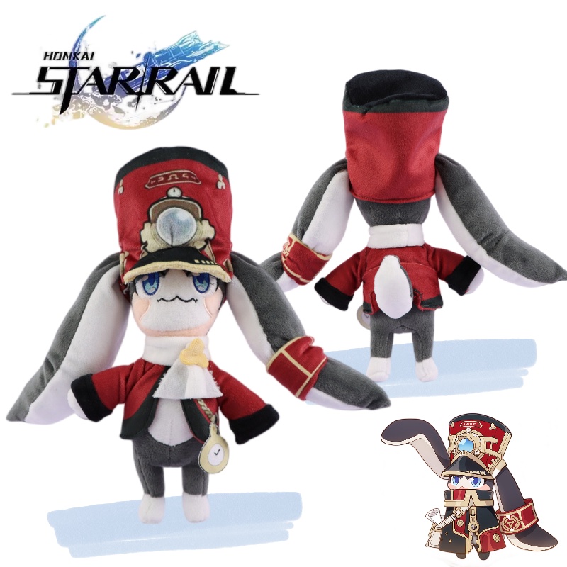 Honkai Rel Bintang pom-pom Mainan Mewah Boneka Boneka Anjing Berambut Pendek Warna Pam Dengan Pp Katun 28cm
