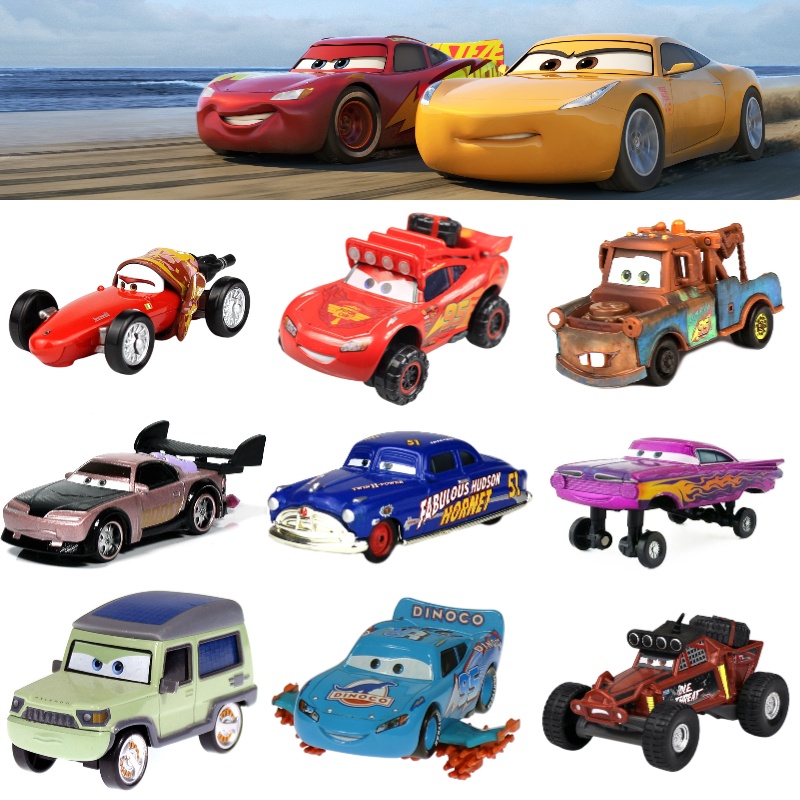 Alloy Cars Detail Menampilkan Karakter Dari Cars Movie Series