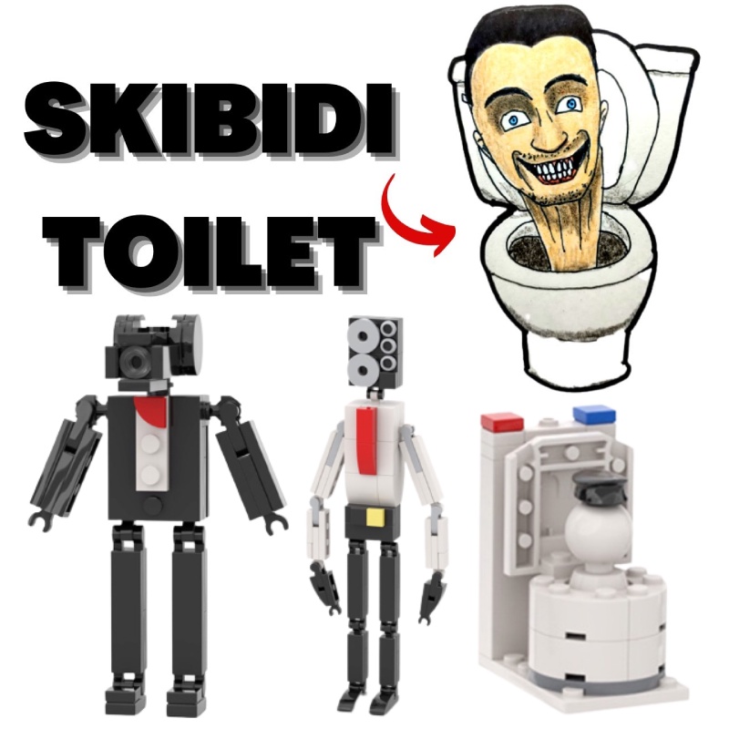 Skibidi Toilet Building Blocks Hadiah Hebat Untuk Anak-Anak Dan Kolektor