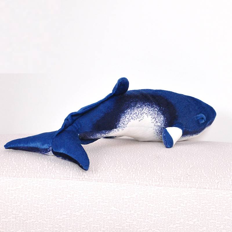 Ocean Plush Whale Series Nap Pillow Hadiah Kecil Blue Whale Plush Lumbar Bantal Anak