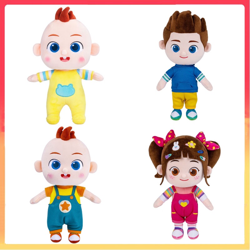 60cm/50cm/35cm Super JOJO Plush Doll Bayi Bus Kartun Plushie Lucu Mainan Lempar Bantal Hadiah Anak