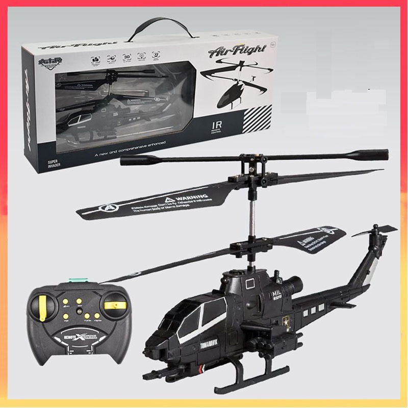 Mainan Pesawat Hadiah Helikopter Remote Control Rotasi 360 Derajat Flying Plane