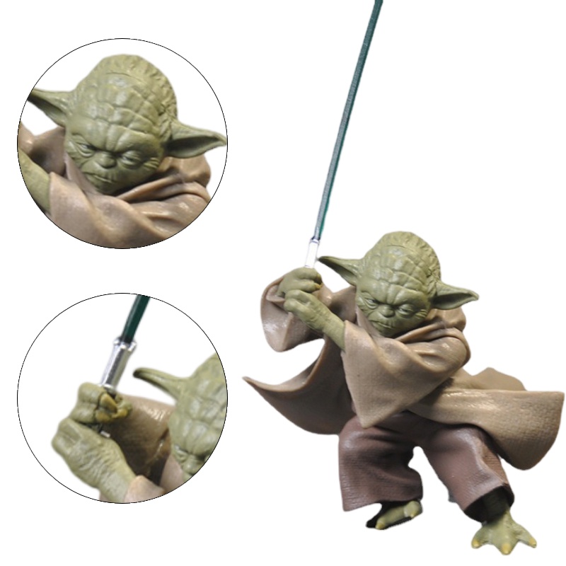 Mainan Figur Miniatur Master Yoda, Ideal Untuk Para Kolektor Atau Penggemar Star Wars