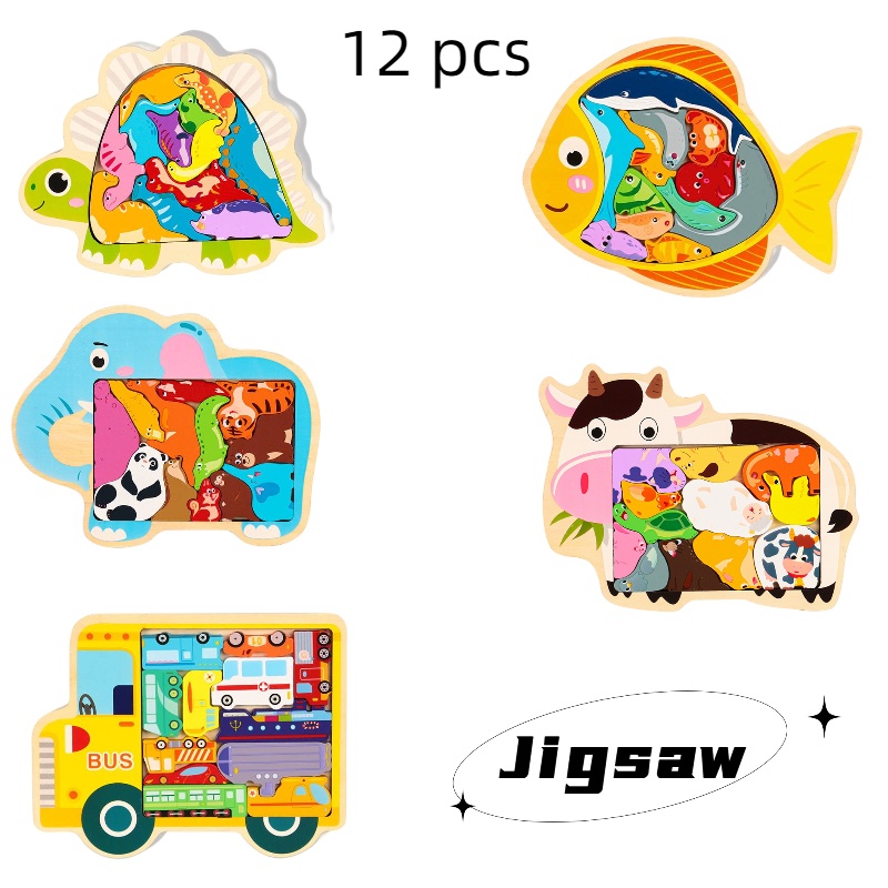 Zrp06 Game Papan Puzzle 3d Meningkatkan Penalaran Logis Dan Kreatifitas Anak Anda