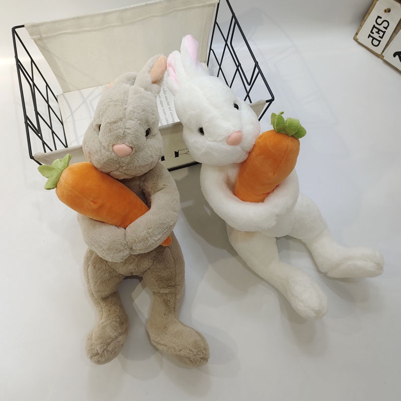 Mainan Furry Carrot Bunny Plush Boneka Binatang Cantik Dan Lembut Untuk Anak Dan Balita 77karakter