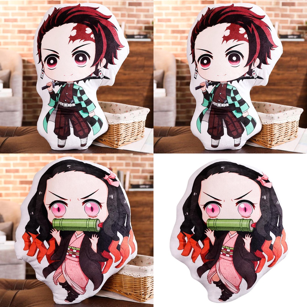 Slayer: Demon Anime Kimetsu No Yaiba Kamado Nezuko Boneka Plush Mainan Bantal Boneka