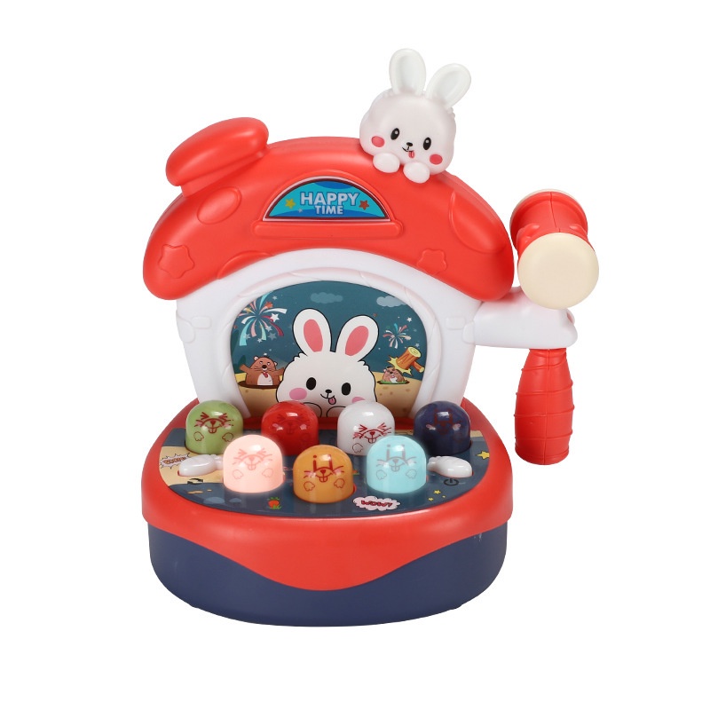 Mainan Mencambuk-a-Mole Multi Fungsi Dengan Suara Cahaya Musik Hadiah Edukasi Bayi
