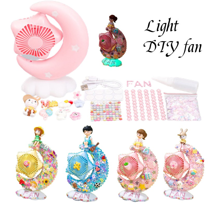 Mainan Belajar Dini- Candy Mini Fan Diy Craft Kit Untuk Anak