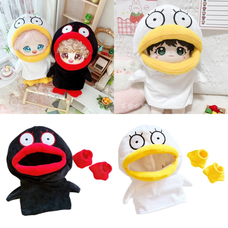 Set Baju Boneka Plush 20cm Lucu Untuk Anak Laki-Laki Dan Perempuan