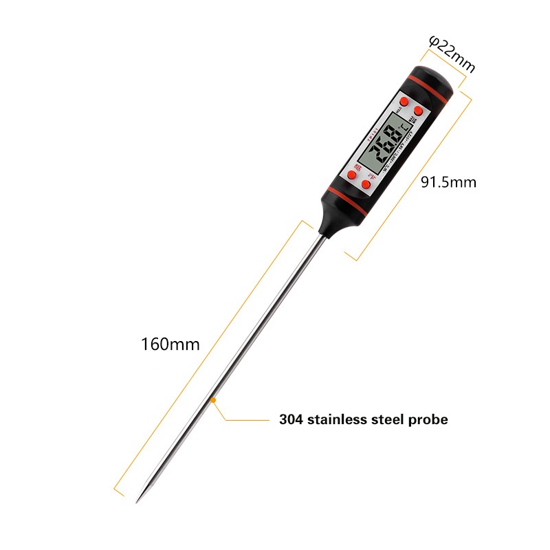 Termometer Dapur Masak Elektronik Digital Akurat Akurat BBQ Alat Masak Alat Oven Daging Untuk Susu