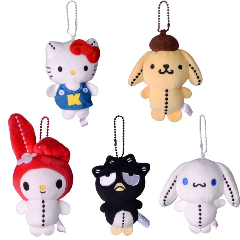 Sanrio Sewing Plush Toy Ideal Untuk Kolektor Atau Sebagai Souvenir 9*6cm