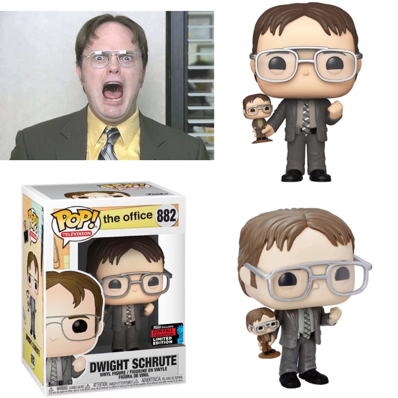 Action Figure Dwight Schrute Kantor 10cm Replika Sangat Detail Dengan Fitur Realistis