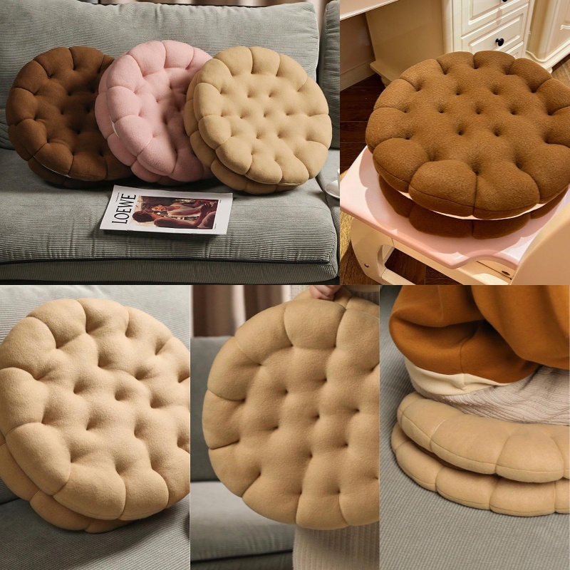 Boneka Bantal Kue Kering Sandwich Untuk Dekorasi Rumah Lucu