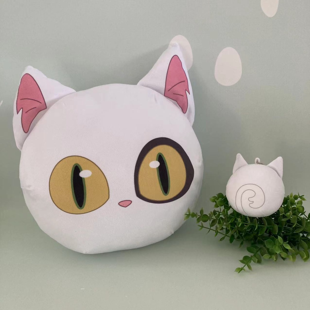 Bell Sprout Adventure Cat Dumpling Minister Plushie Dengan Liontin Pangsit Dan Gantungan Kunci Telinga Menggemaskan!