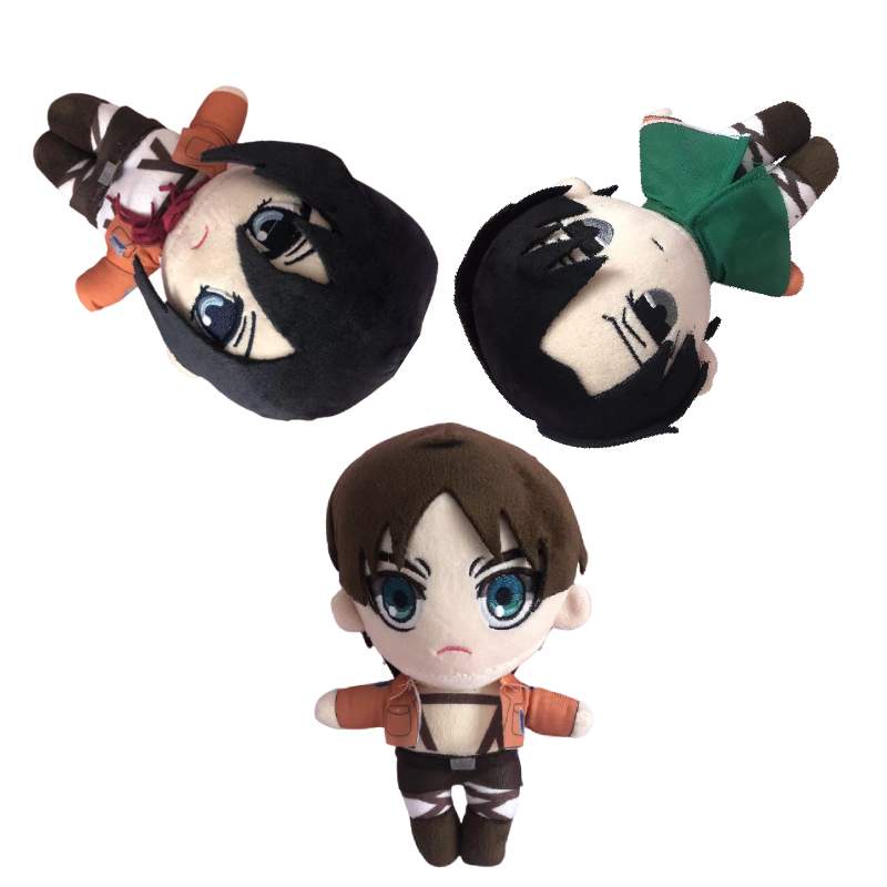 On Titan Attack Eren Jaeger Mainan Mewah Isi Boneka Kartun Dekorasi Anime Hadiah