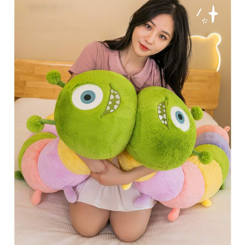 Mainan Boneka Plush Ulat Huggable Lembut Dan Monster Untuk Kenyamanan