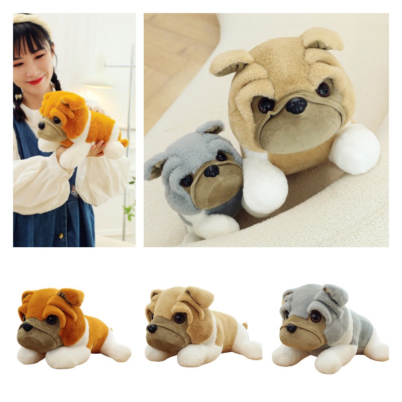 Boneka Hewan Anjing Shar Pei Non Kartun Untuk Pecinta Dan Kolektor Hewan