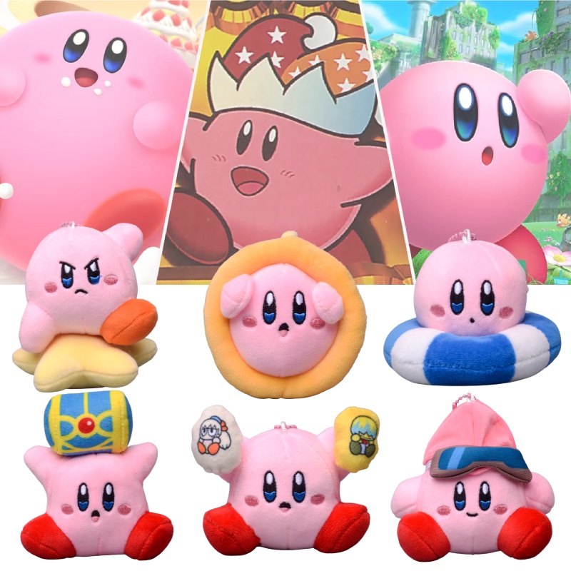 High-quality Kirby Plush Keychain Dibuat Dengan Bahan Plush Pendek Super Lembut Dan Cocok Untuk Kolektor Atau Sebagai Hadiah
