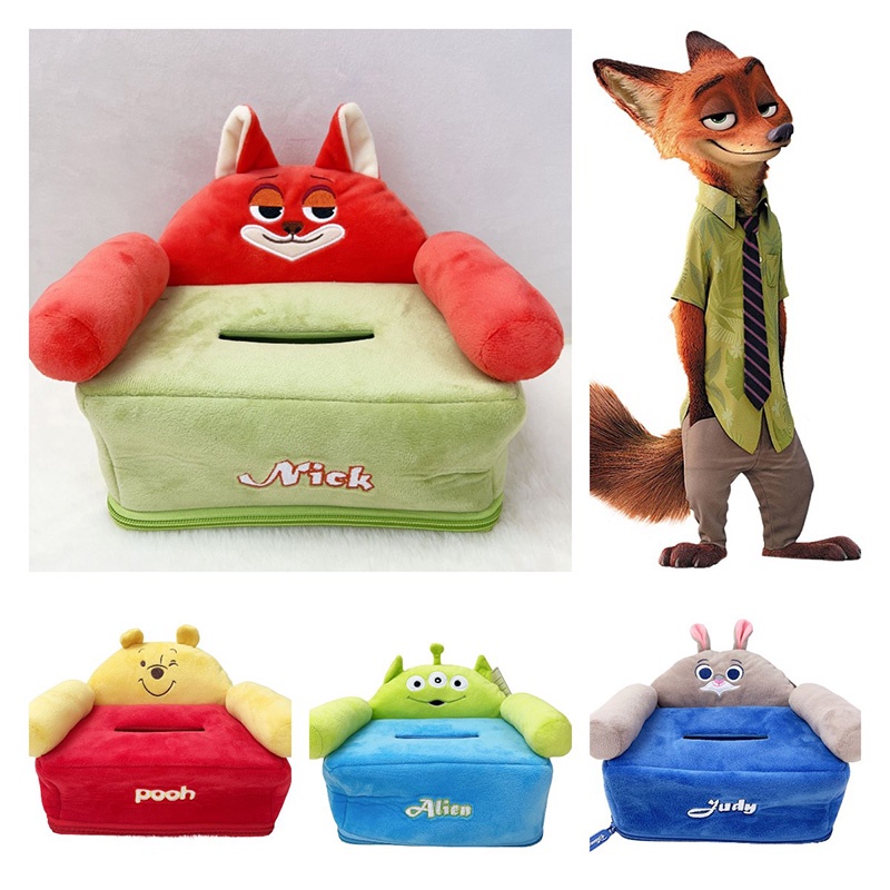 Tempat Kotak Tissue Plush Toy Story Alien Lucu Untuk Remaja