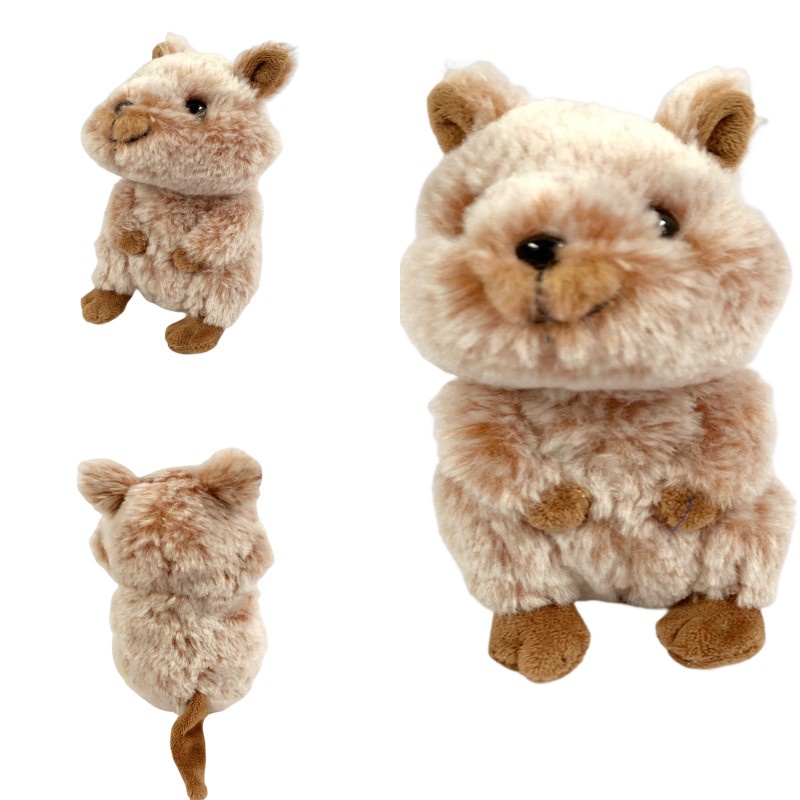 Mainan Quokka Plushie Super Lembut Dan Dapat Di Peluk Dimensi 7.9*3.9*3.1in